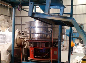 碳化硅筛分现场